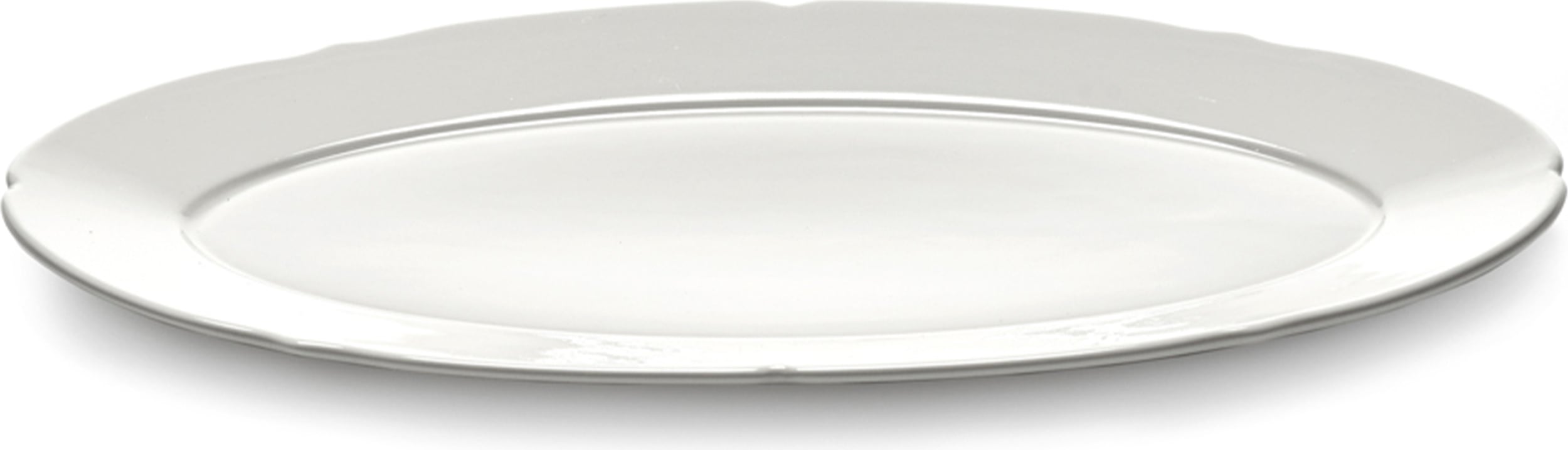 Półmisek owalny Silhouette 24,5 cm biały