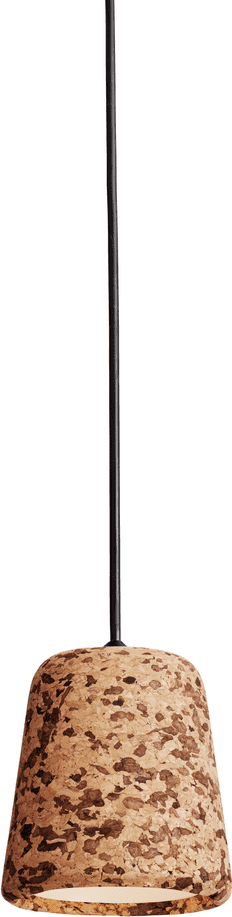 Lampa wisząca Material 13 cm korkowa