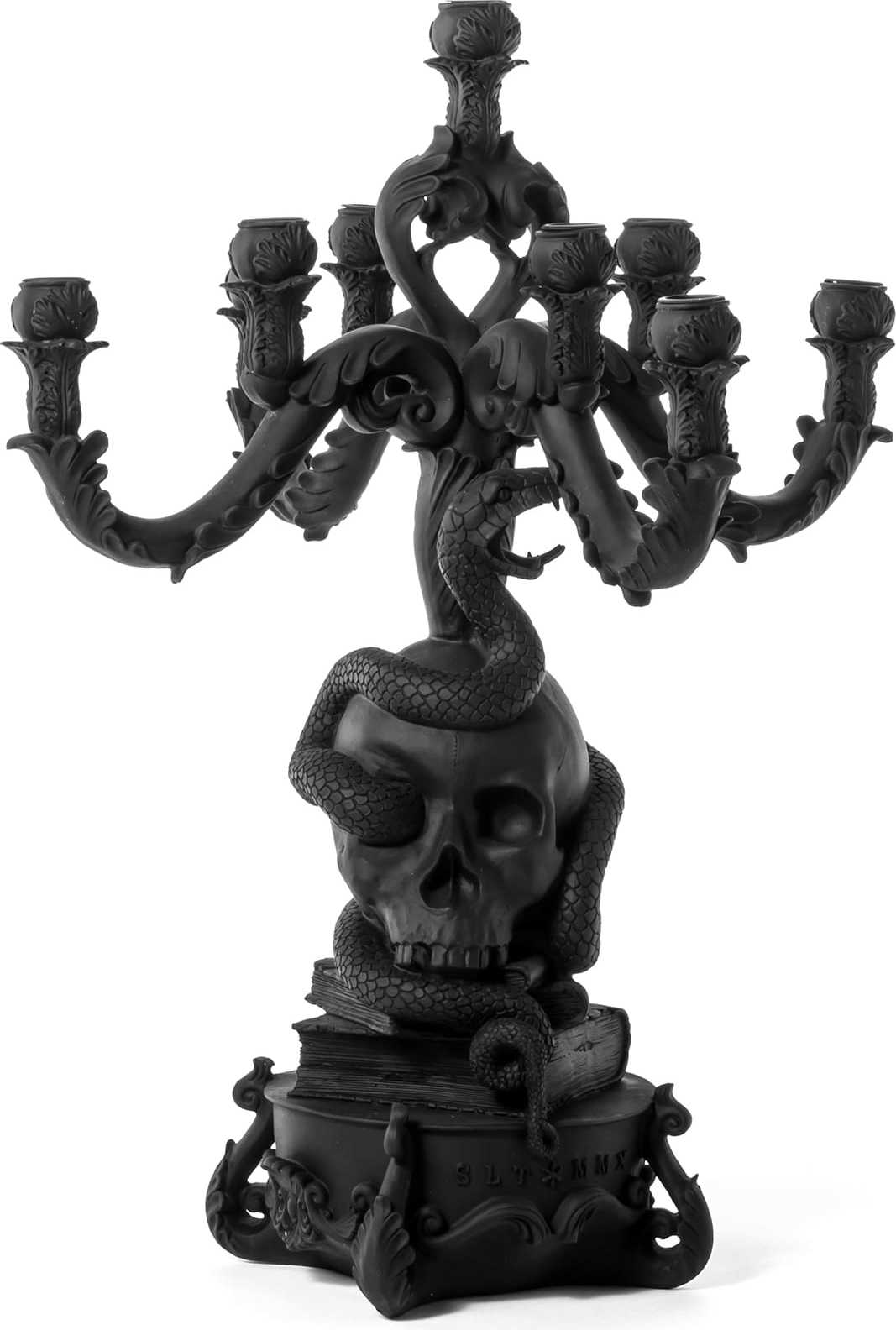 Świecznik duży Burlesque The Life Logic czarny