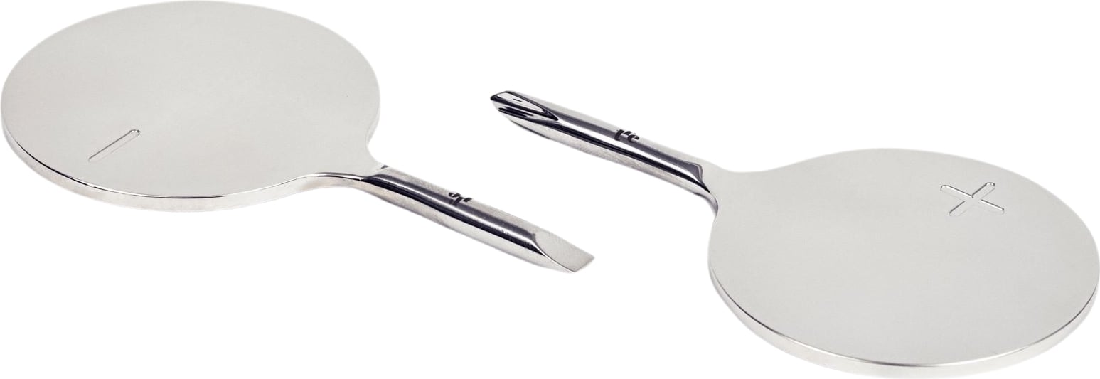 Śrubokręty PlusMinus stal polerowana 2 szt.