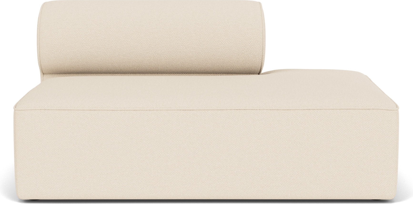 Zakończenie prawostronne sofy modułowej Eave 96 x 144 cm kremowe