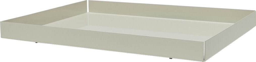 Taca dekoracyjna Bakku 31,5 x 24,5 cm beżowoszara