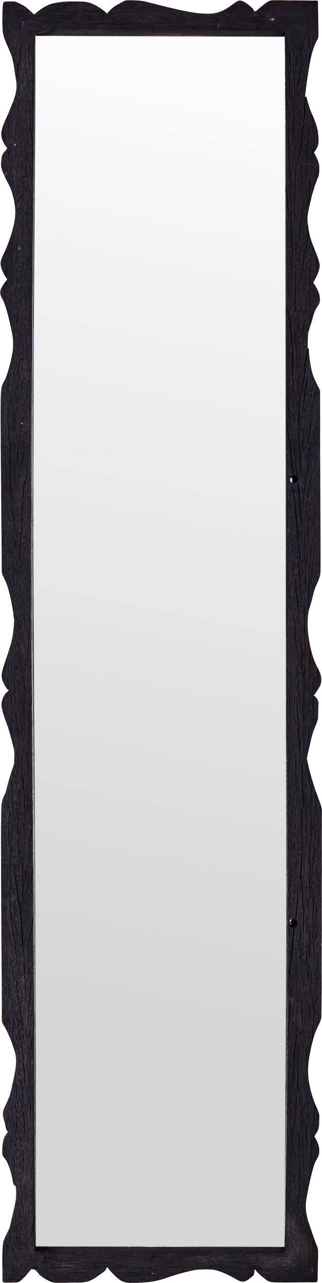 Lustro Carve 32 x 130 cm brązowe