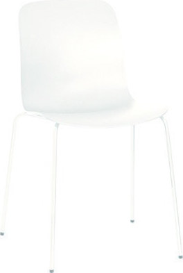 Krzesło Substance stal lakierowana na biało białe