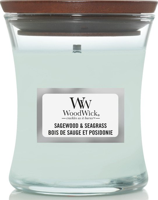 Świeca Core WoodWick Sagewood & Seagrass mała