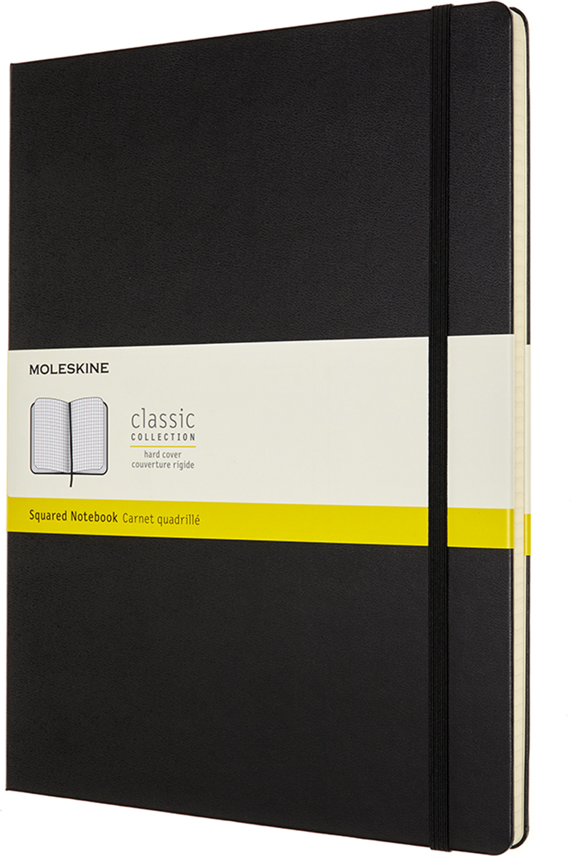 Notes w kratkę Moleskine Classic XXL 192 strony czarny twarda oprawa