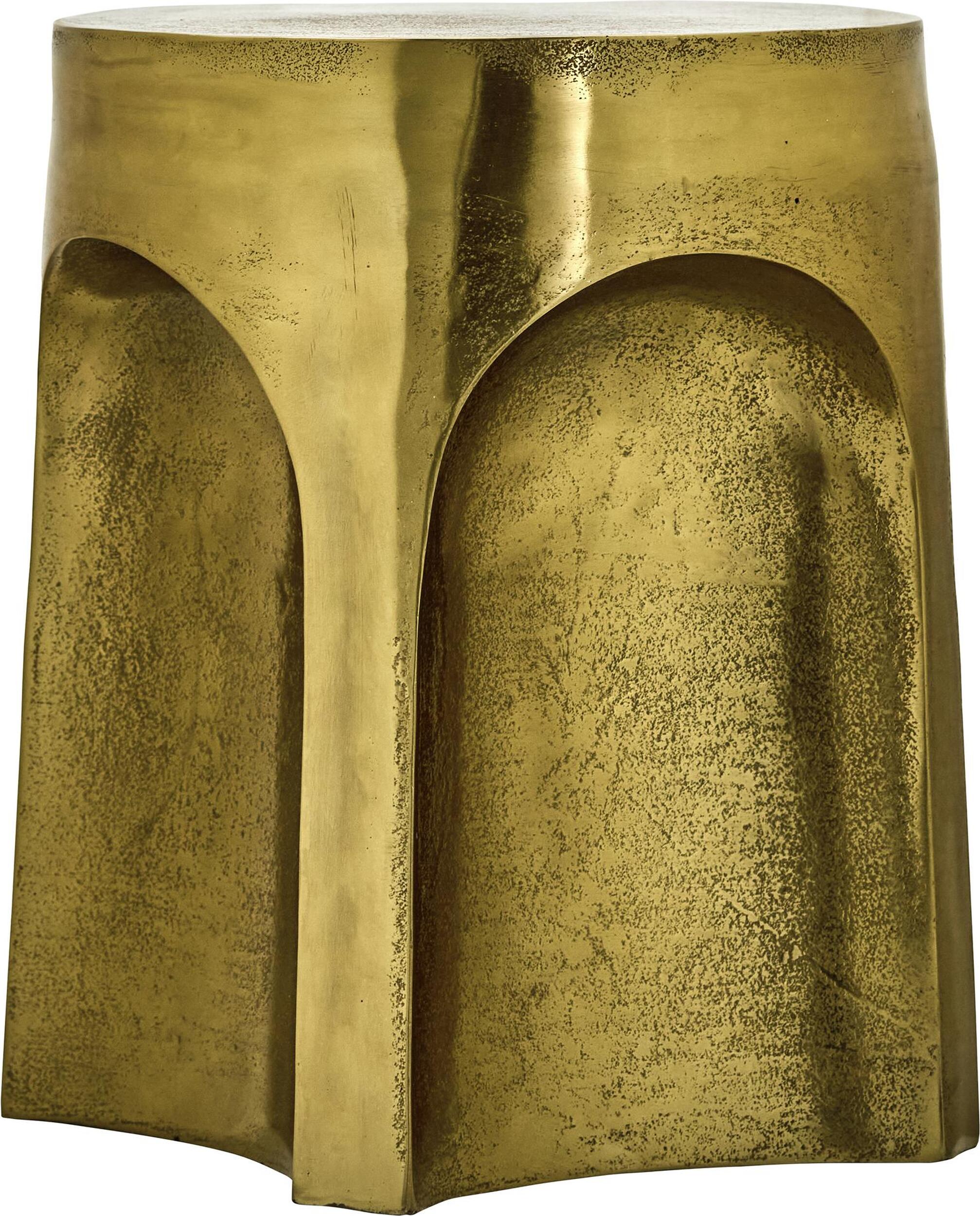 Stolik boczny Riga antyczne złoto