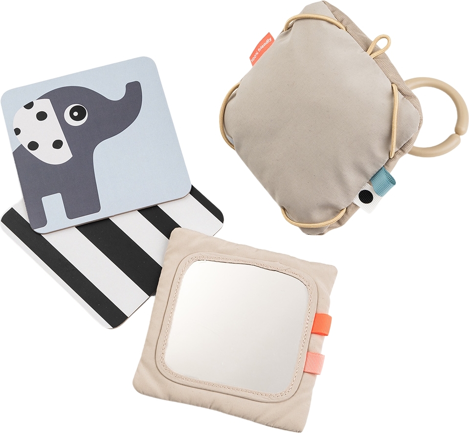 Uchwyt na karty kontrastowe Deer Friends piaskowy