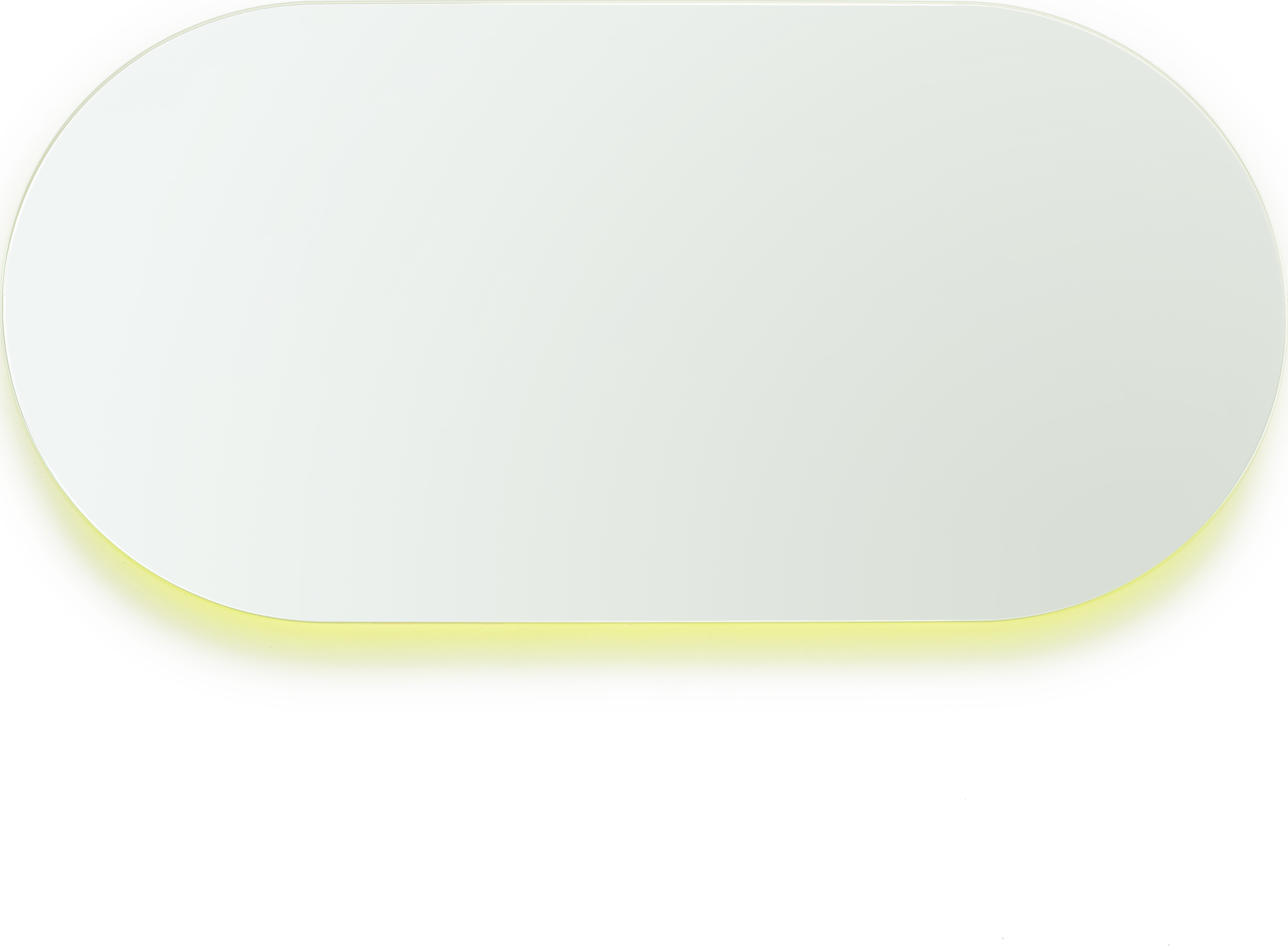 Lustro ścienne Moonlight 45 x 90 cm żółte