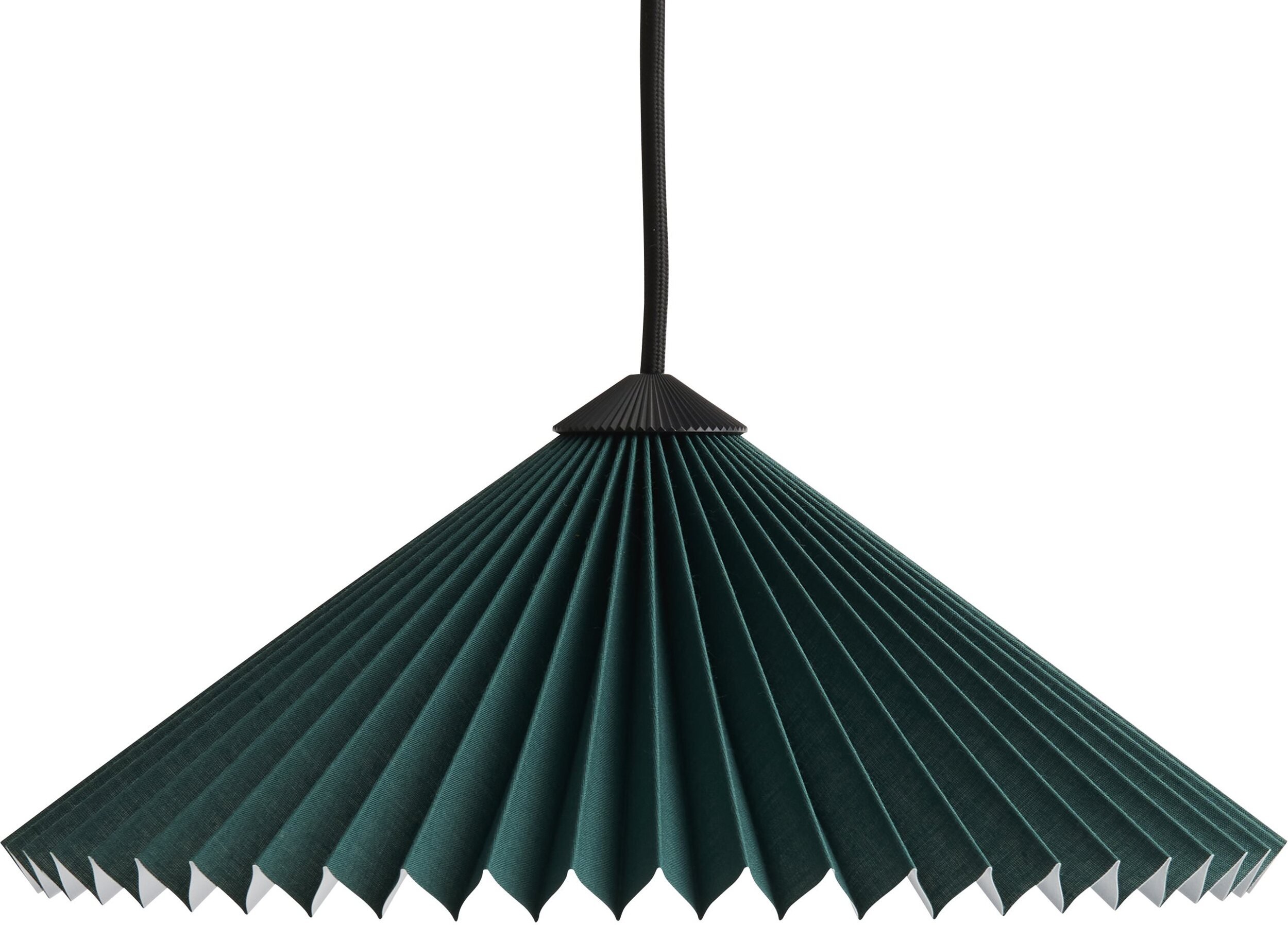 Lampa wisząca Matin 30 cm ciemnozielona
