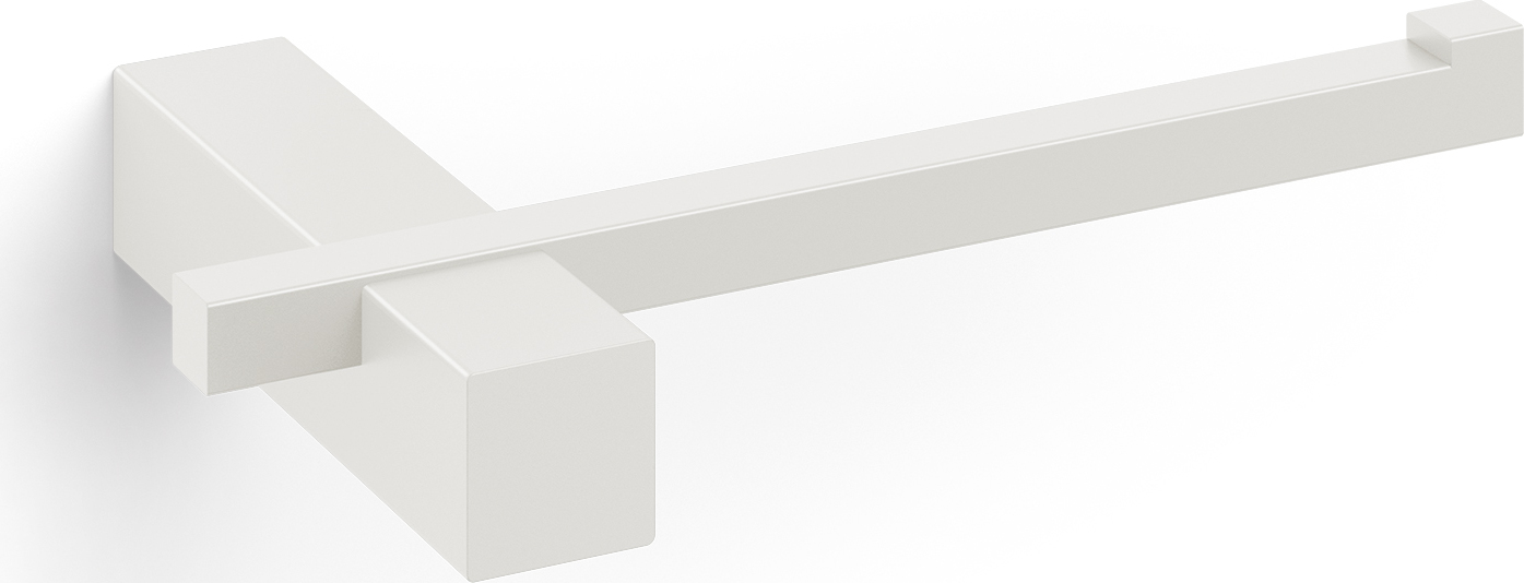 Uchwyt na papier toaletowy Carvo biały stal malowana proszkowo