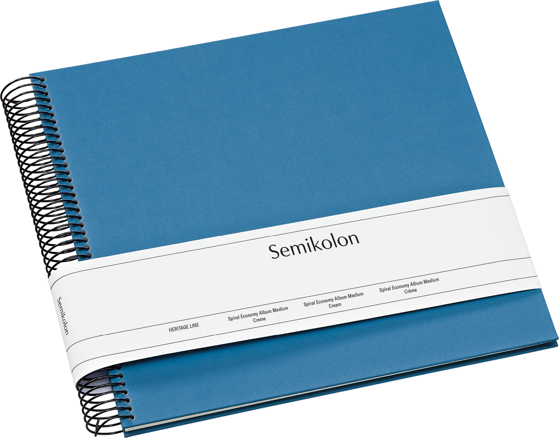 Album na zdjęcia Uni Economy średni niebieski z białymi kartami