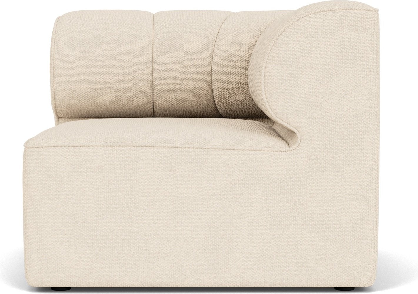 Narożnik prawostronny sofy modułowej Eave Seamline 86 x 86 cm kremowy