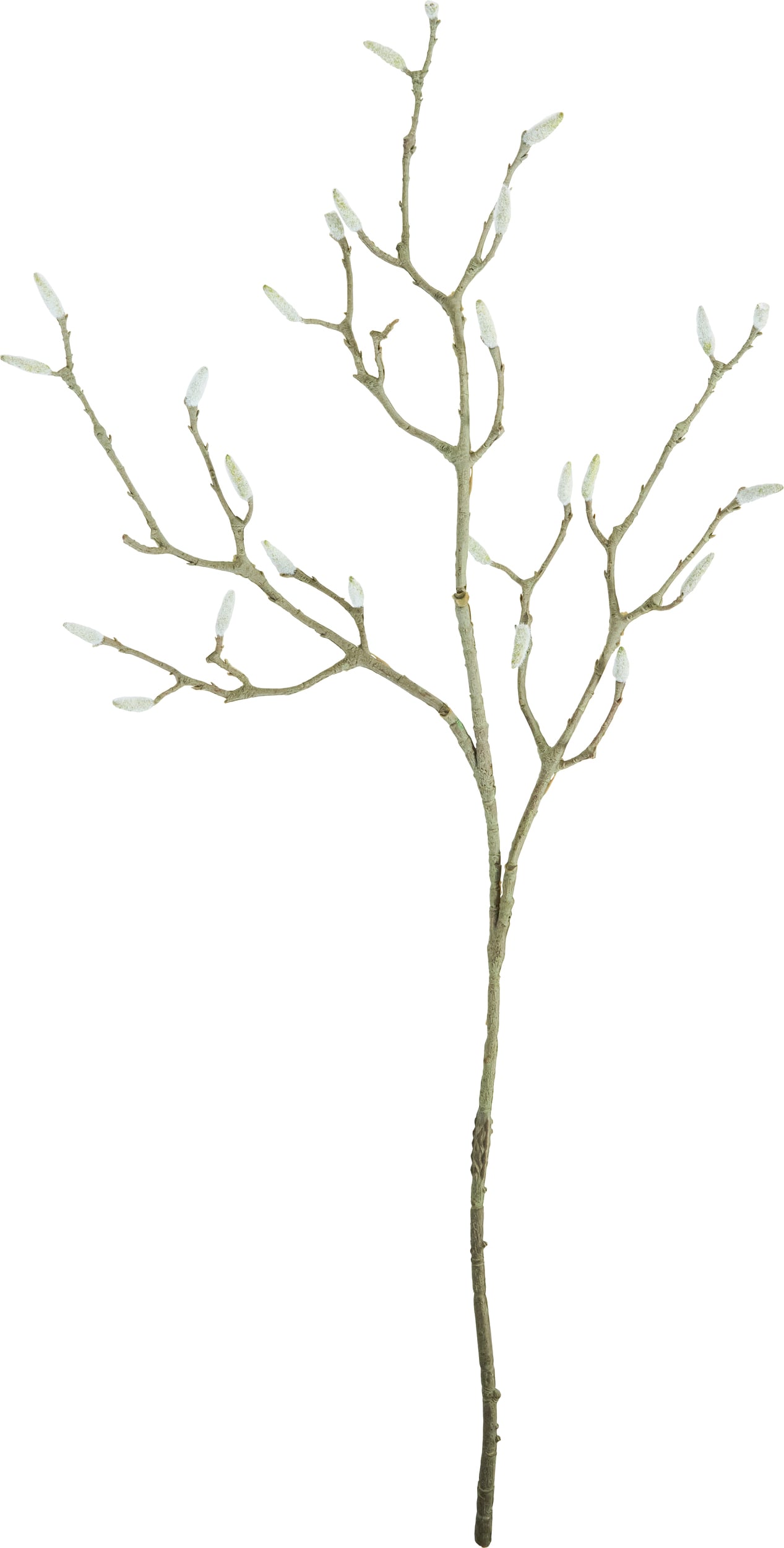 Kwiat sztuczny HDLeaves brązowo-biały