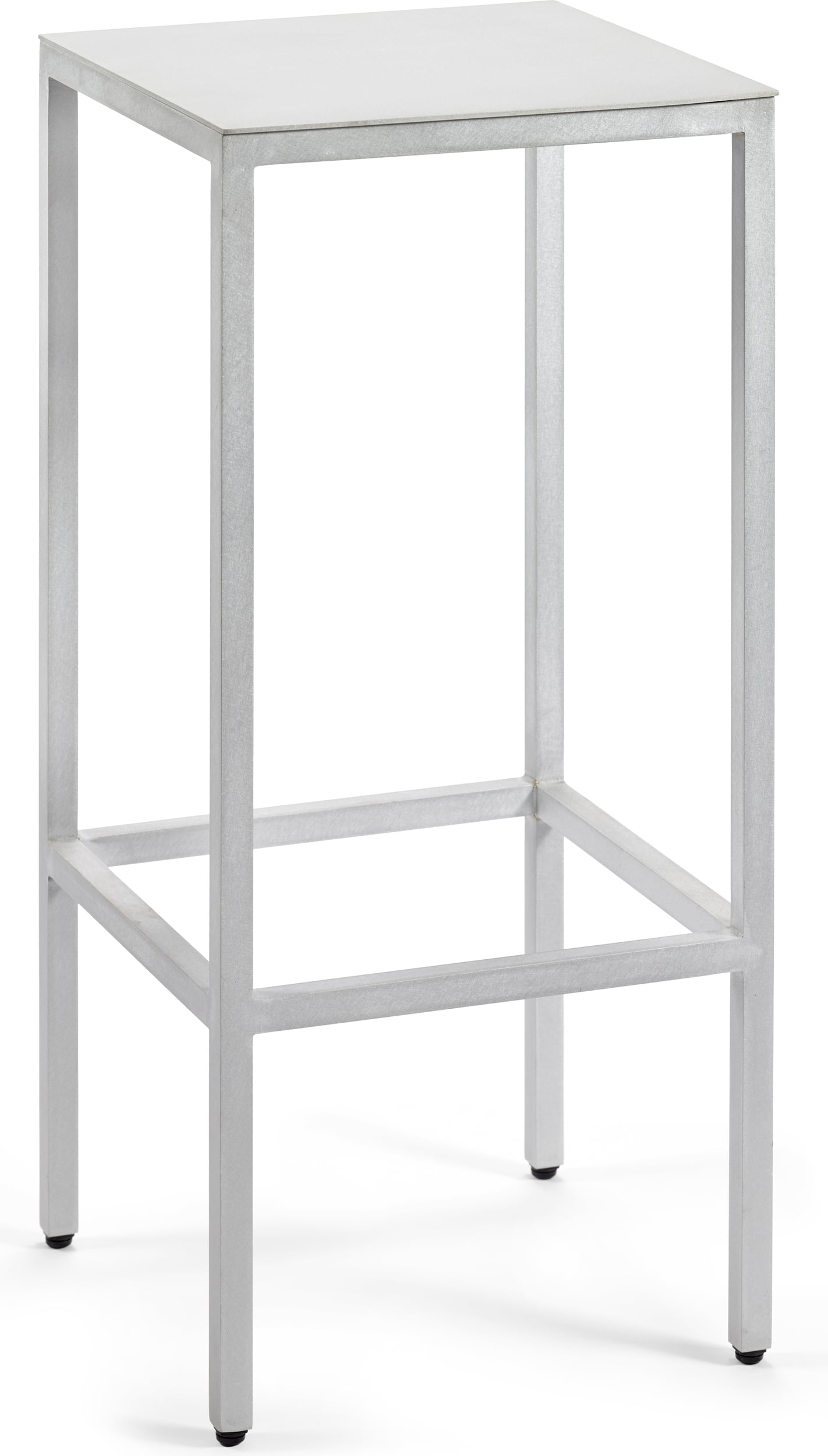 Stołek barowy Alu 75 cm szary