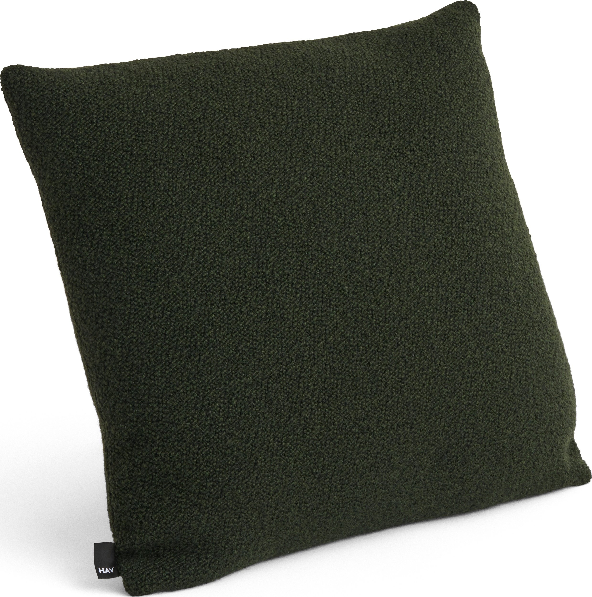 Poduszka dekoracyjna Texture 50 x 50 cm ciemnozielona