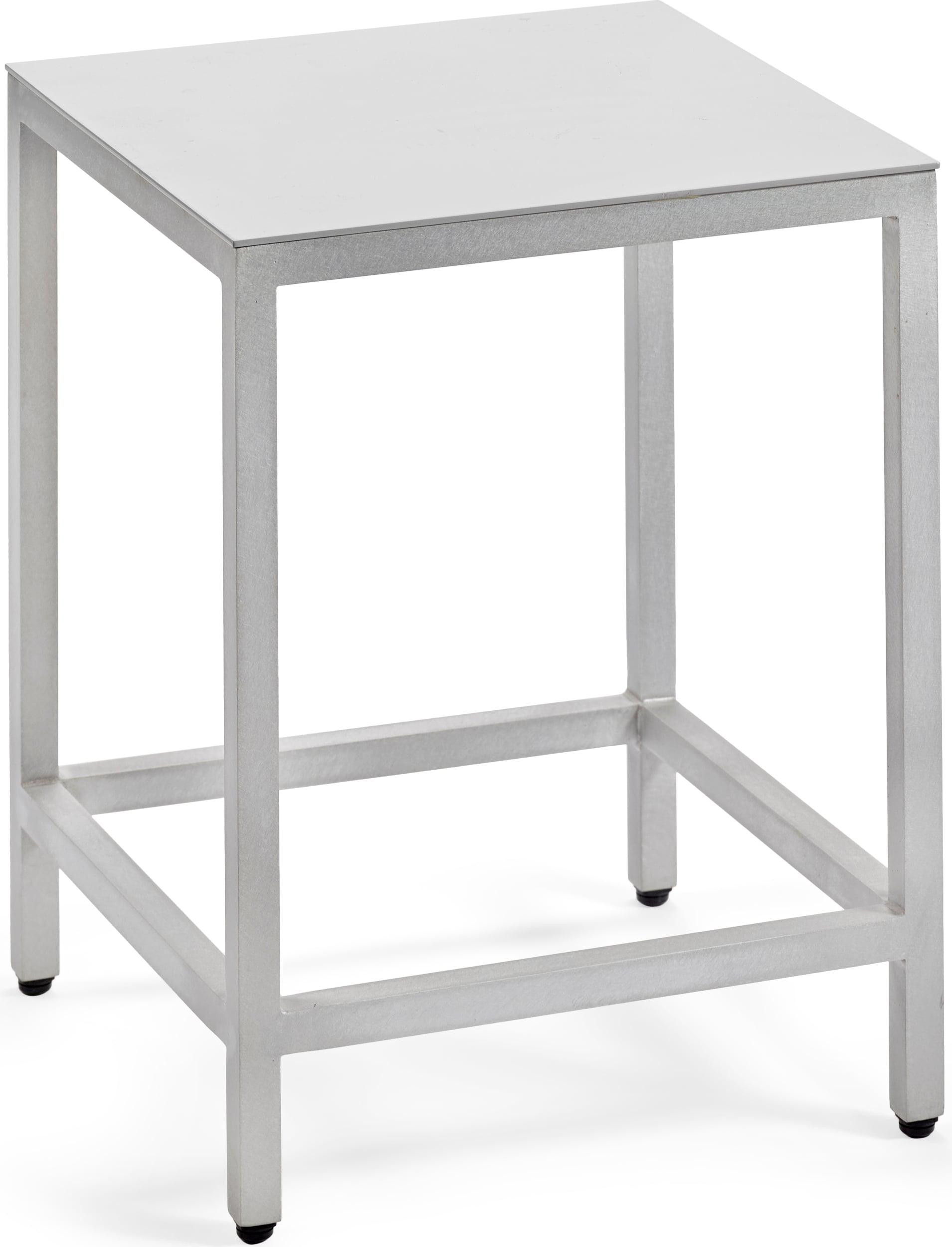 Stołek Alu 45 cm szary