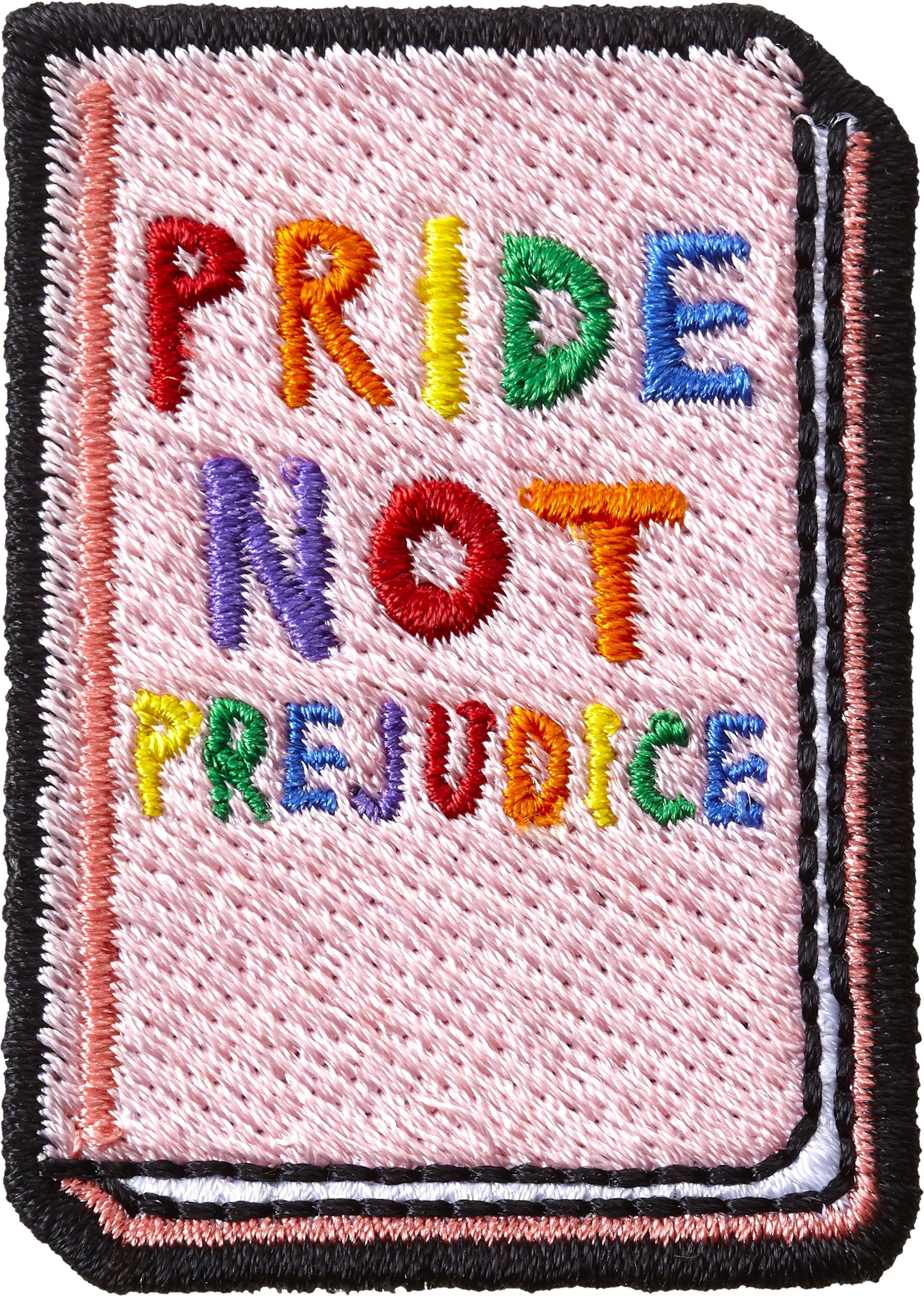 Naszywka na notes Moleskine Pride Not Prejudice