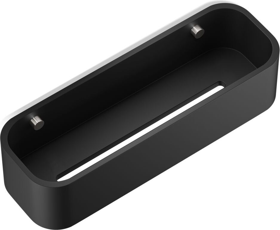 Półka prysznicowa Stone 30 cm stal matowa-czarna