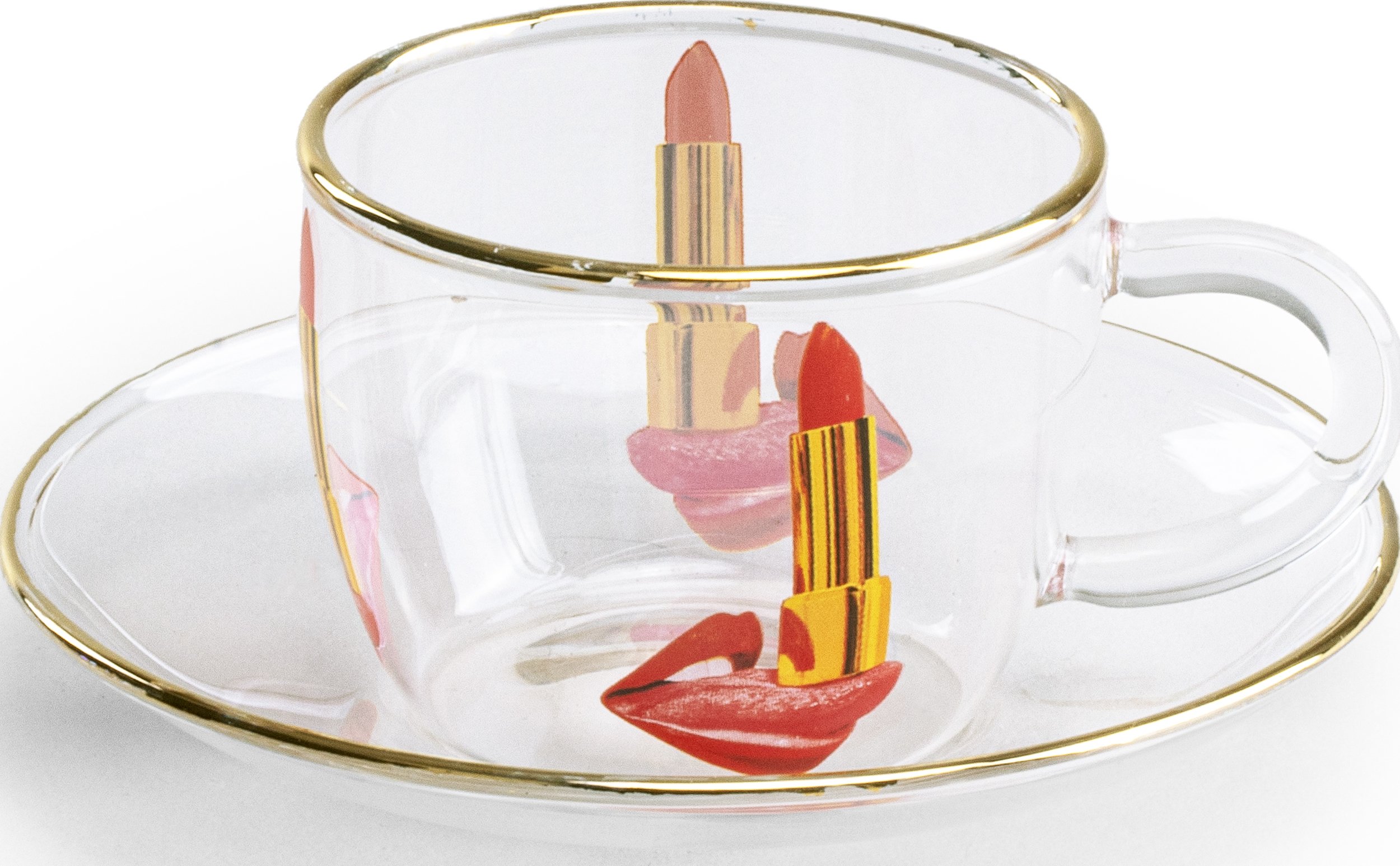 Filiżanka Toiletpaper Tongue ze spodkiem