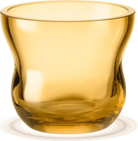 Świecznik na tealighty Calabas 8,5 cm bursztynowy