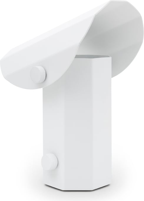 Lampa stołowa bezprzewodowa Apolin 18 cm biała