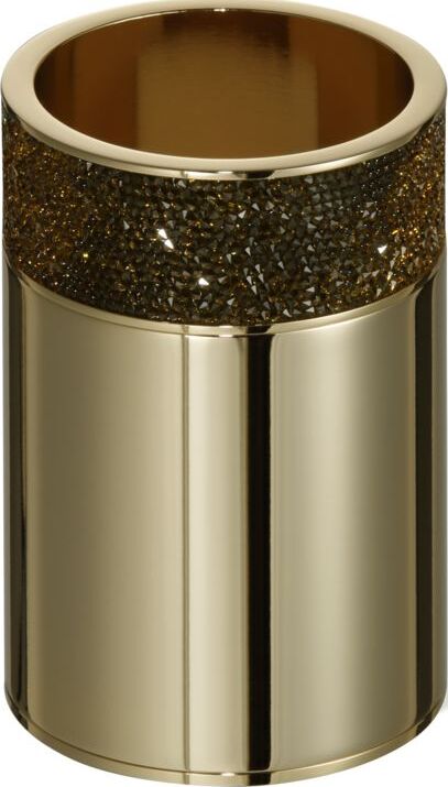 Kubek na szczoteczki do zębów Rocks złoty
