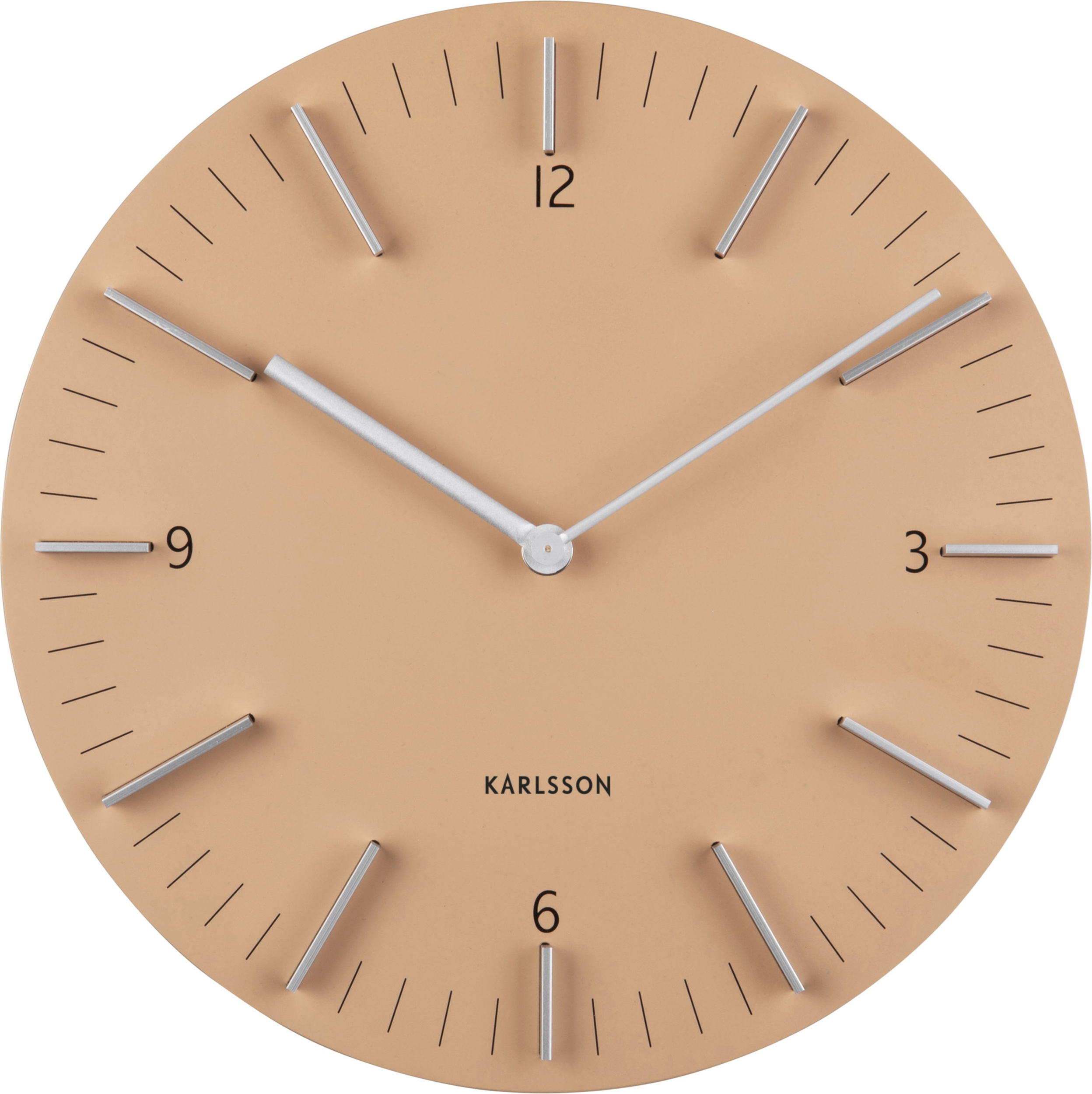Zegar ścienny Detailed piaskowy