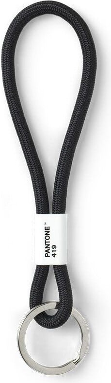 Smycz do kluczy Pantone krótka czarna