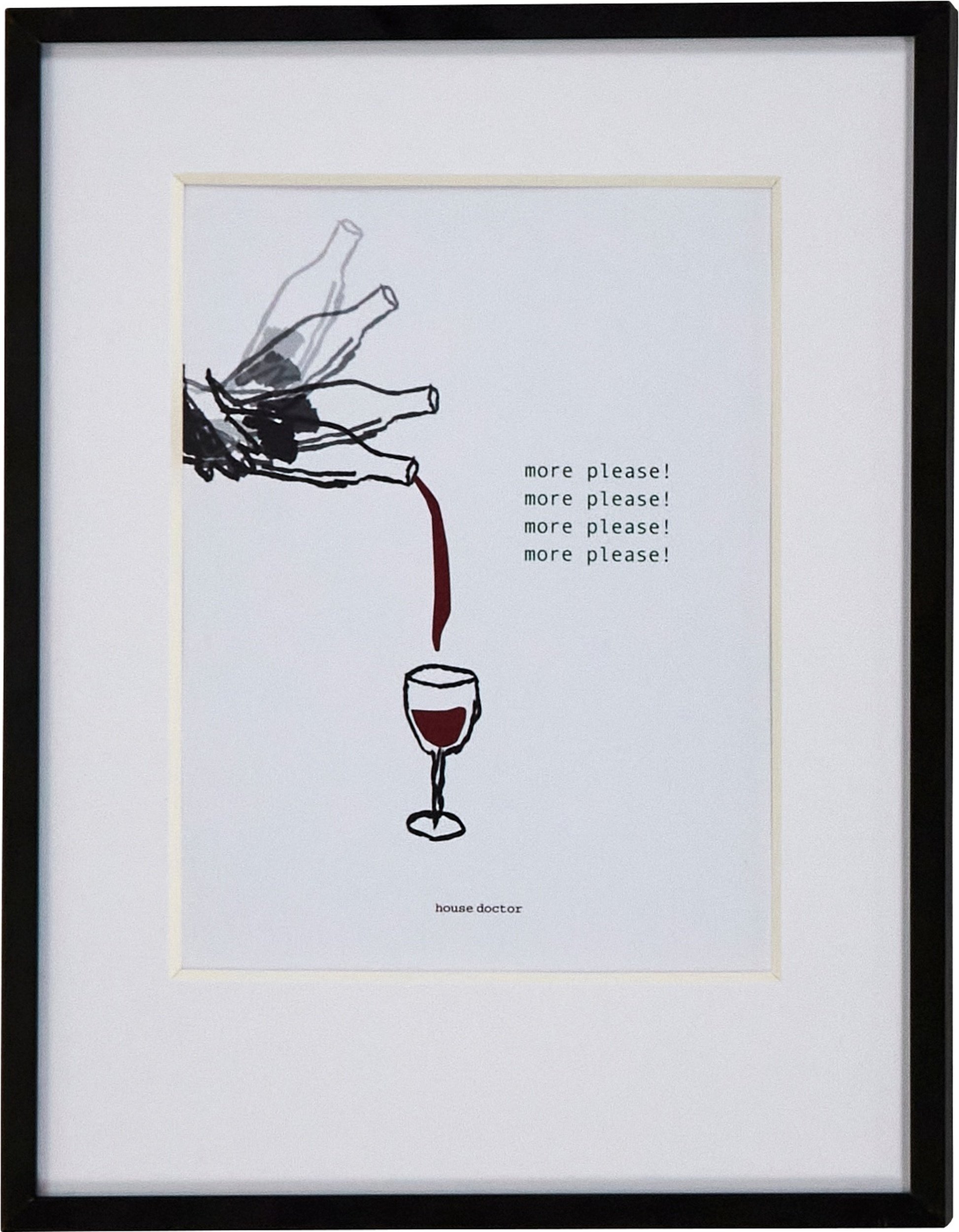 Obraz w ramie Wine 23 x 30 cm