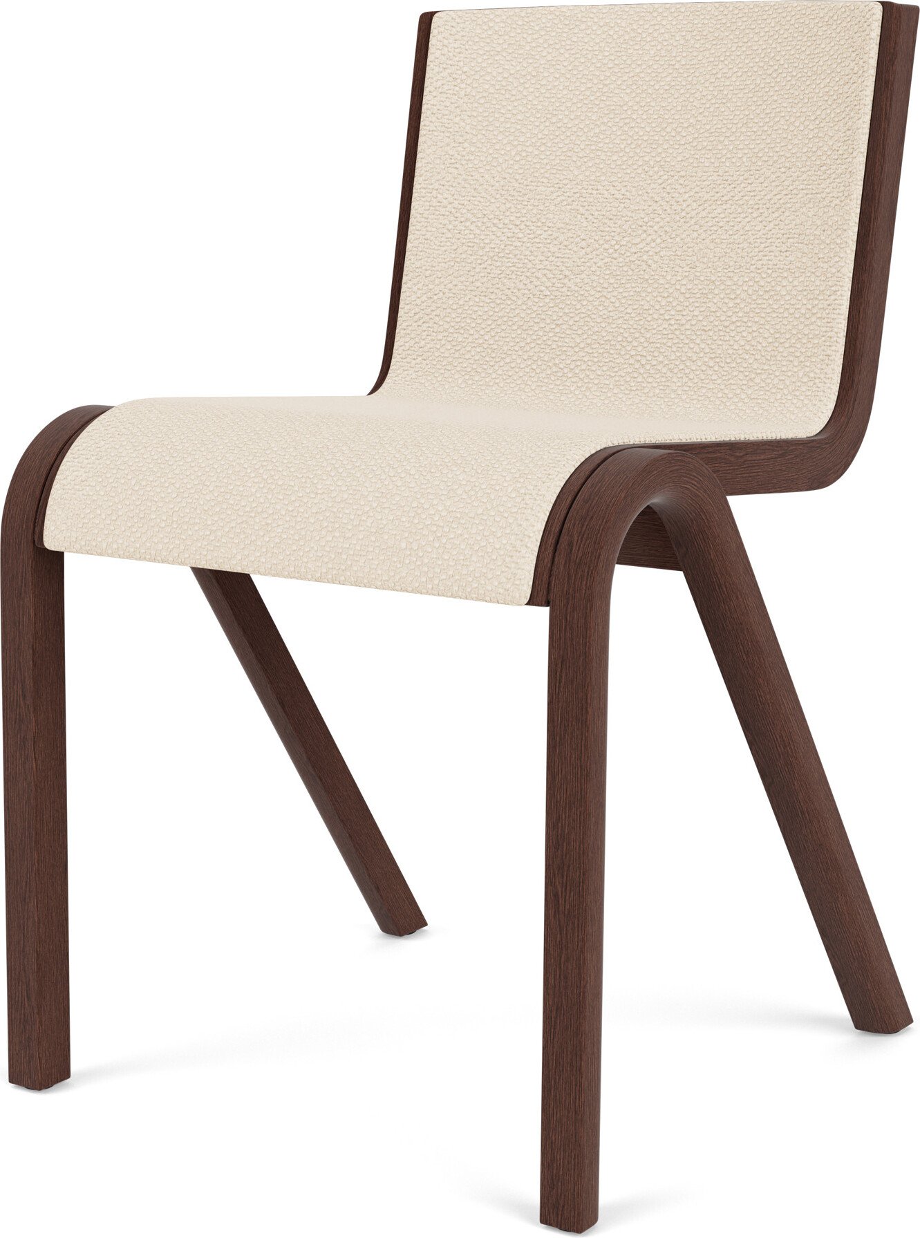 Krzesło Ready Jasmine ciemny dąb tapicerowane