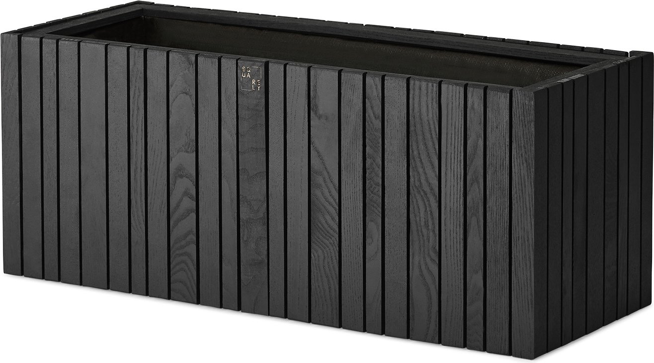 Doniczka samonawadniająca GrowWIDE czarny jesion