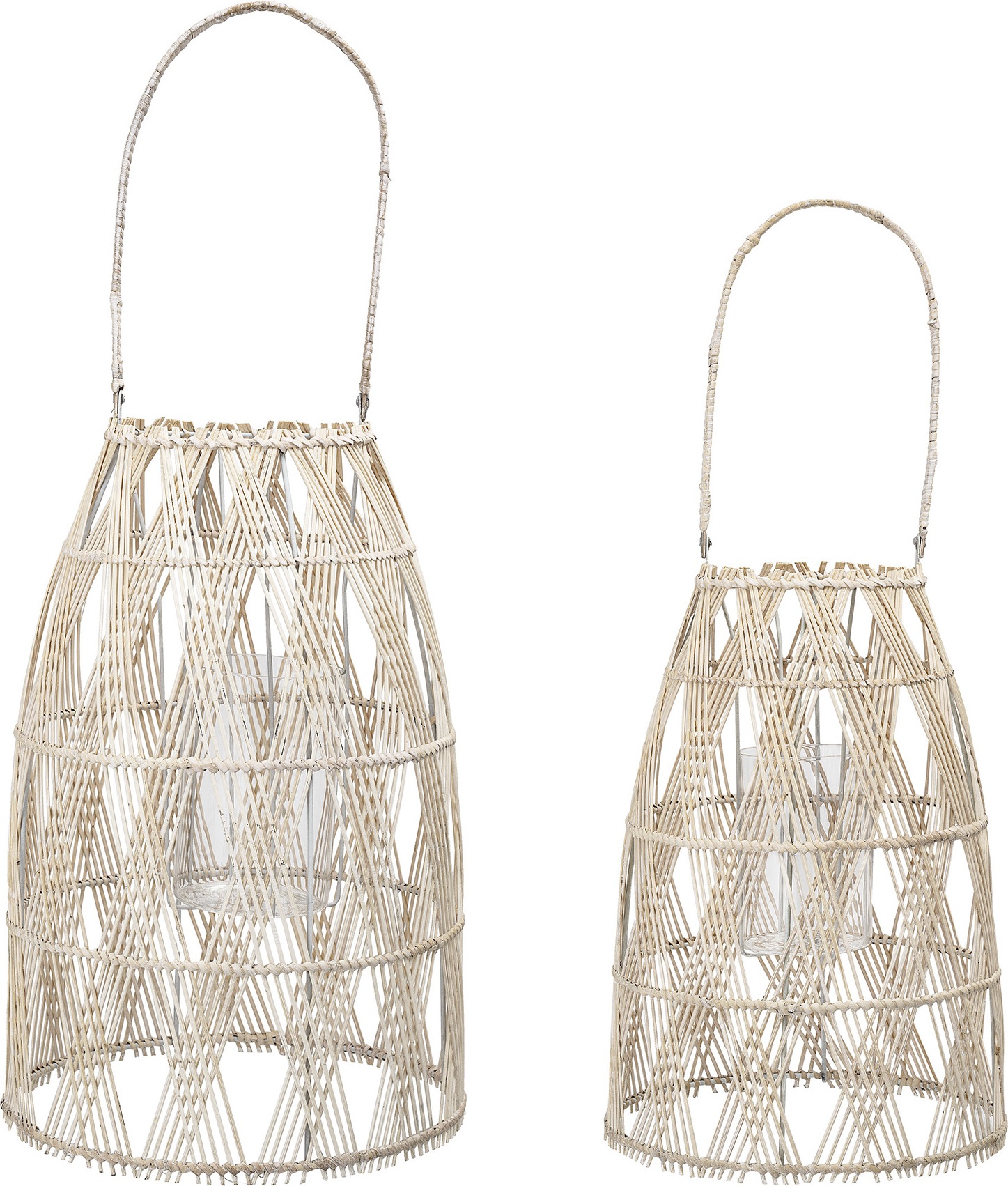 Lampiony Bloomingville bambusowe 2 szt.