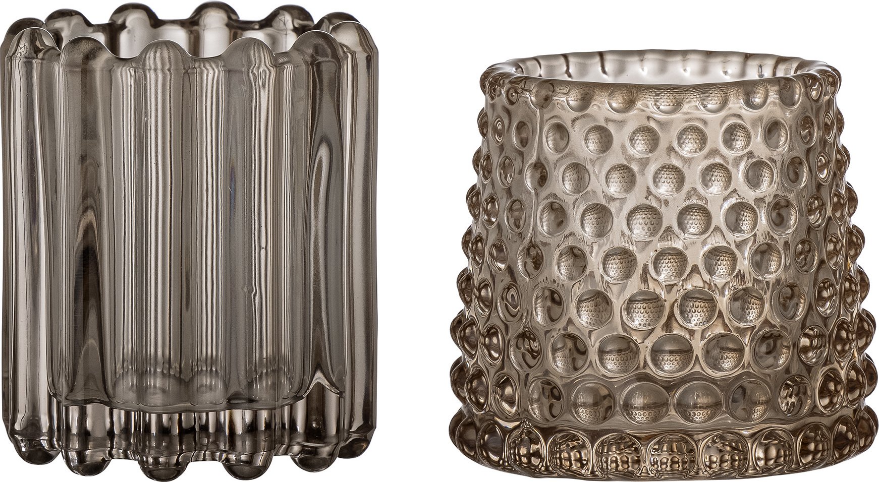 Świeczniki na tealighty Rosslin brązowe 2 szt.