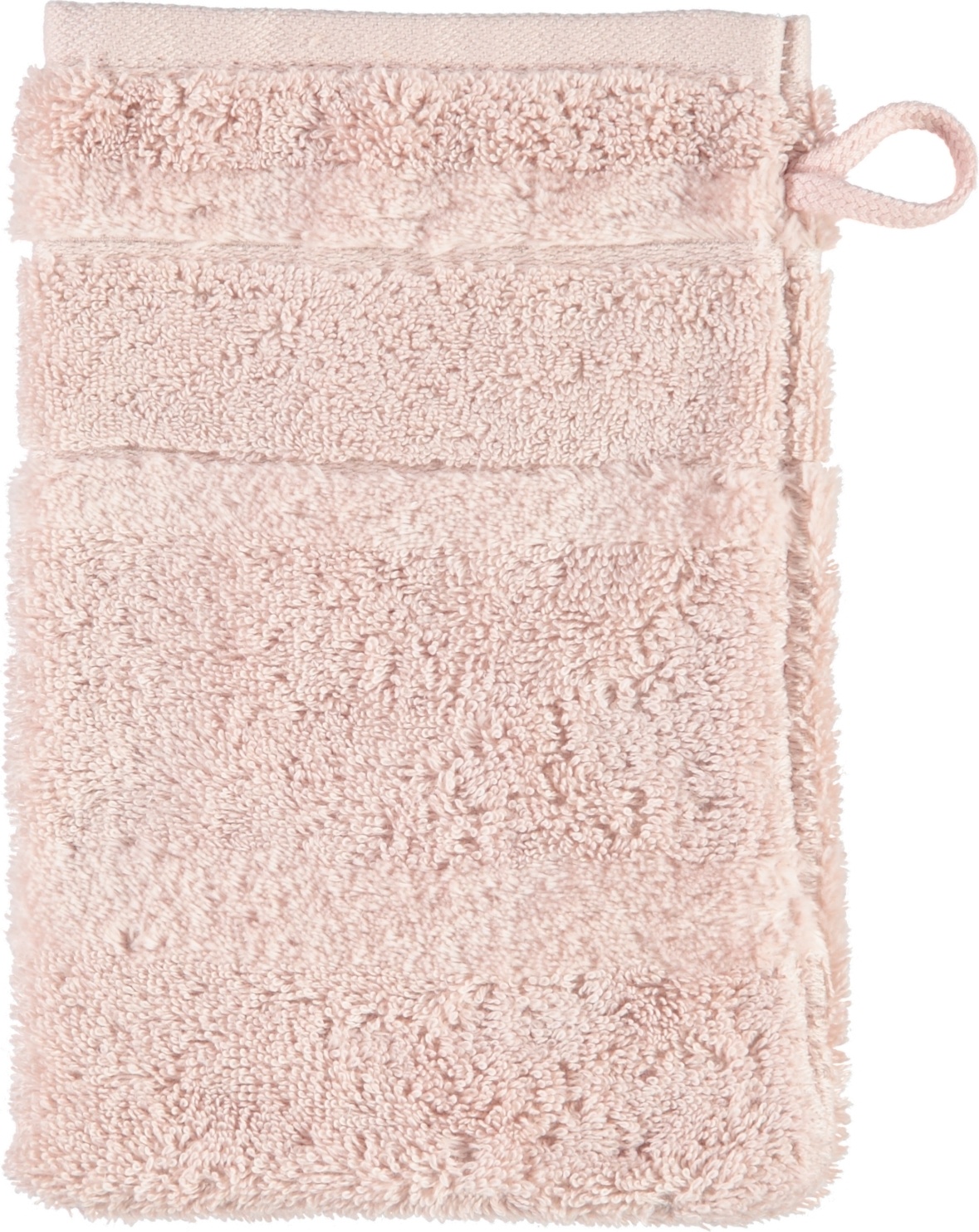 Rękawica kąpielowa Noblesse II gładka 16 x 22 cm pudrowy róż