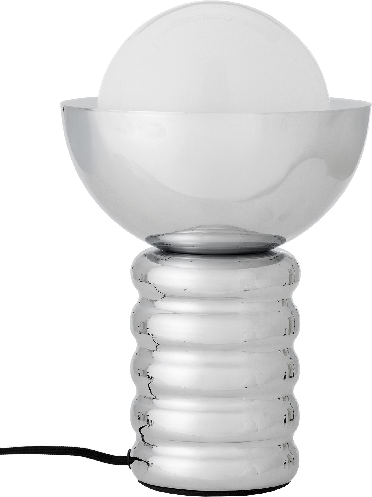 Lampa stołowa Spike 32 cm srebrna