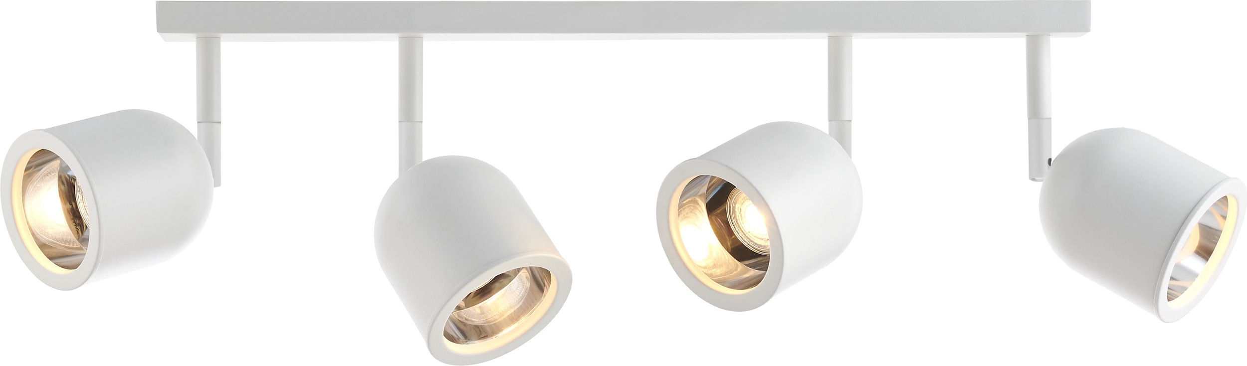 Kinkiet Spark 4 biały z łączeniem białym