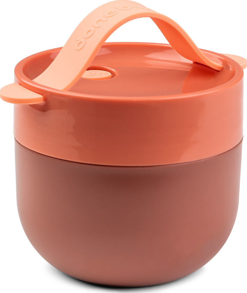 Lunchbox dziecięcy Done by Deer pomarańczowy