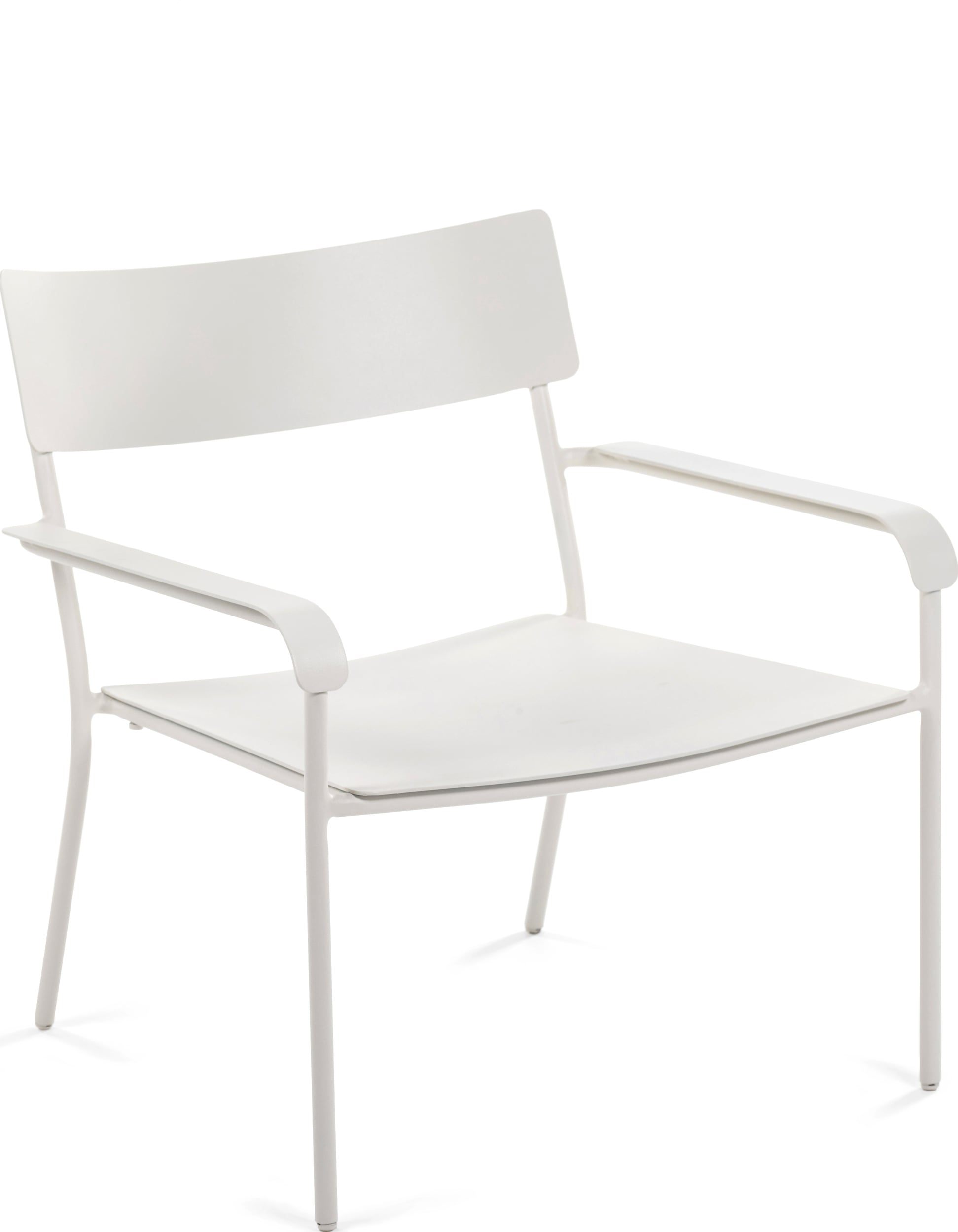 Krzesło ogrodowe z podłokietnikami August Lounge 70 cm piaskowe