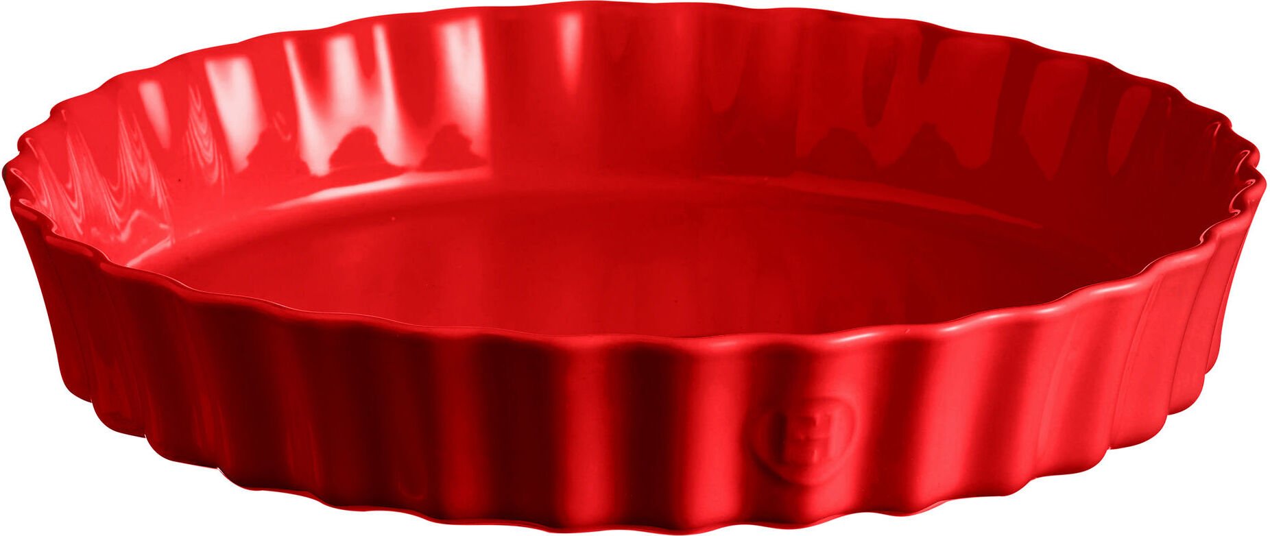 Forma do tarty ceramiczna Emile Henry głęboka 32 cm czerwona