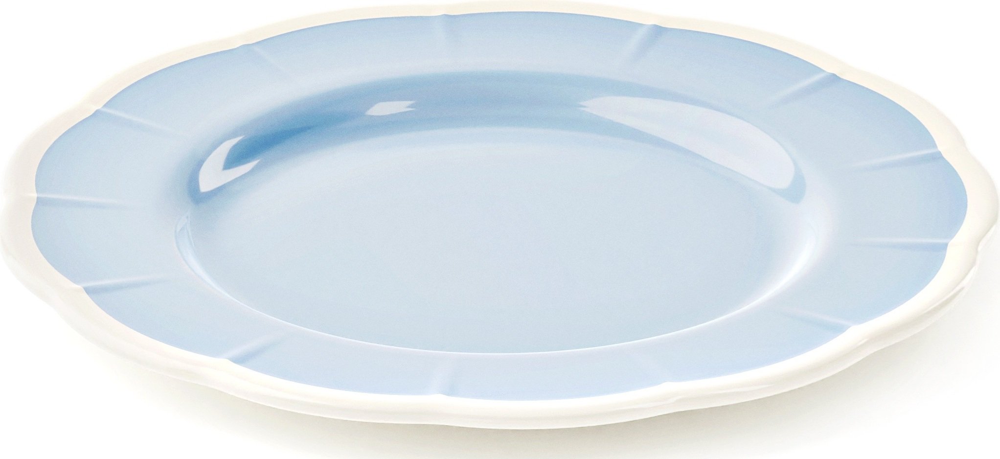 Talerzyk deserowy Flora 21 cm niebieski