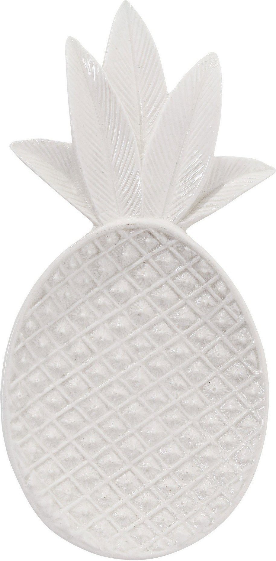 Tacka Ananas Bloomingville biała