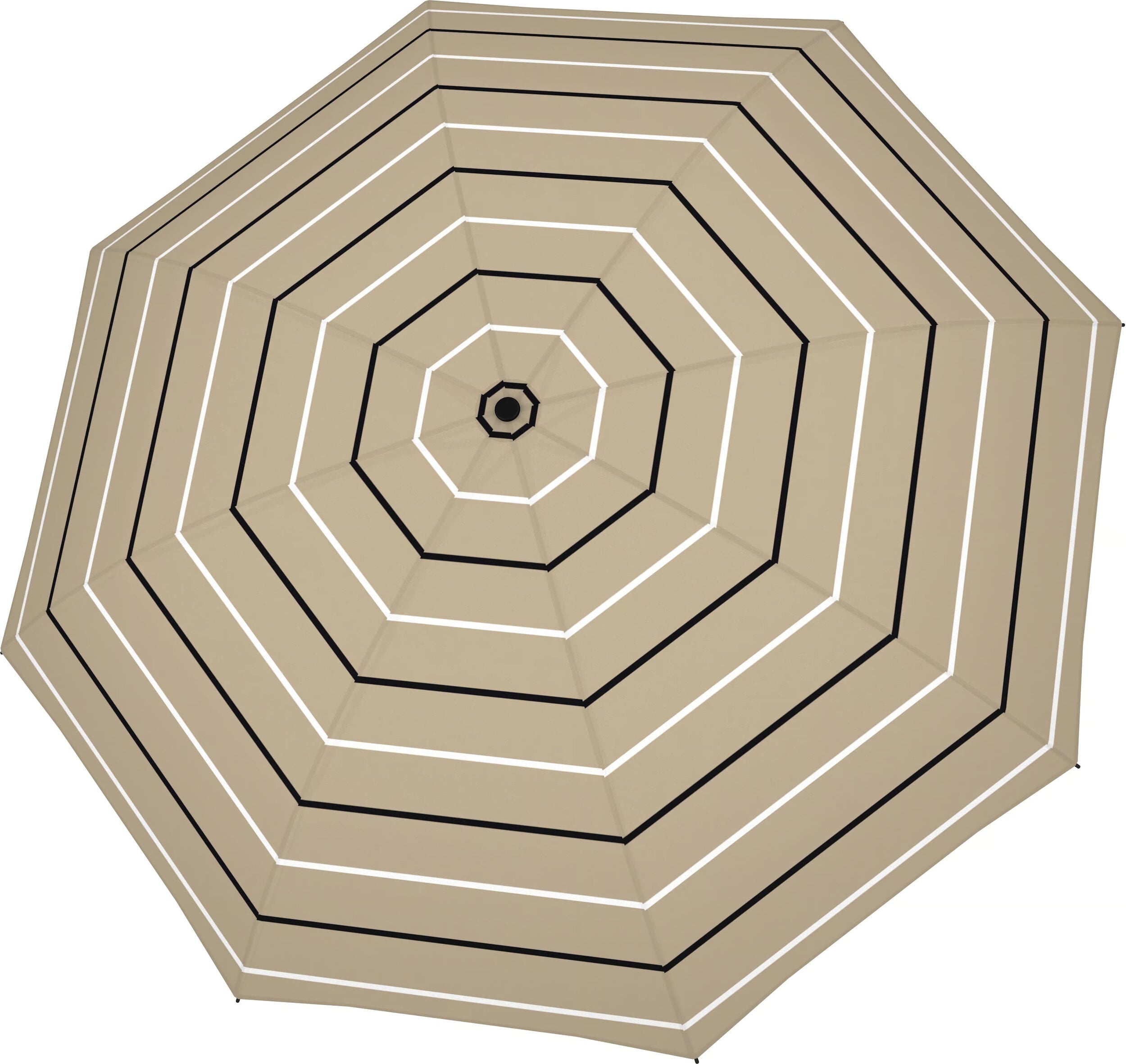 Parasolka Magic Fiber w paski beżowa