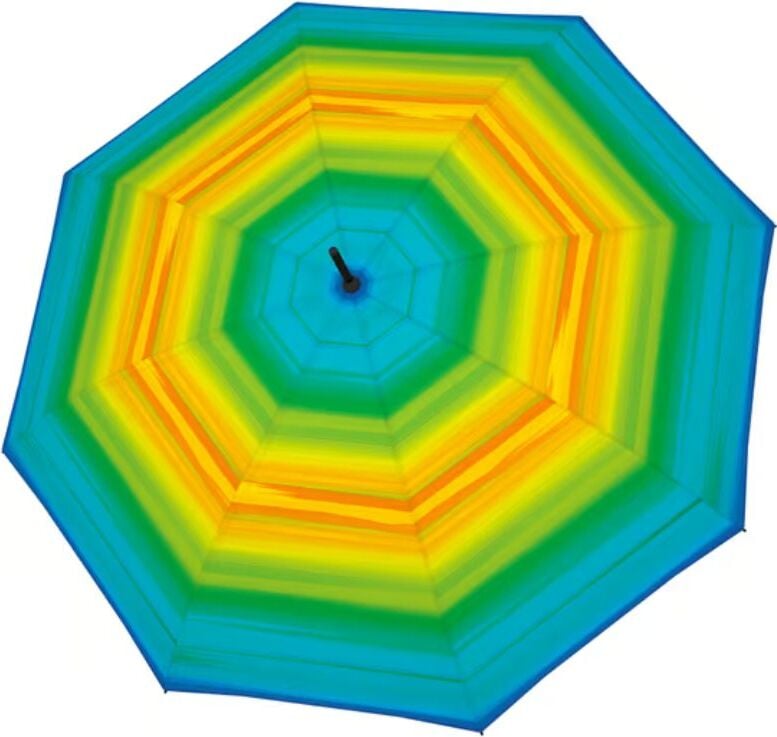Parasolka Havanna żółto-zielona