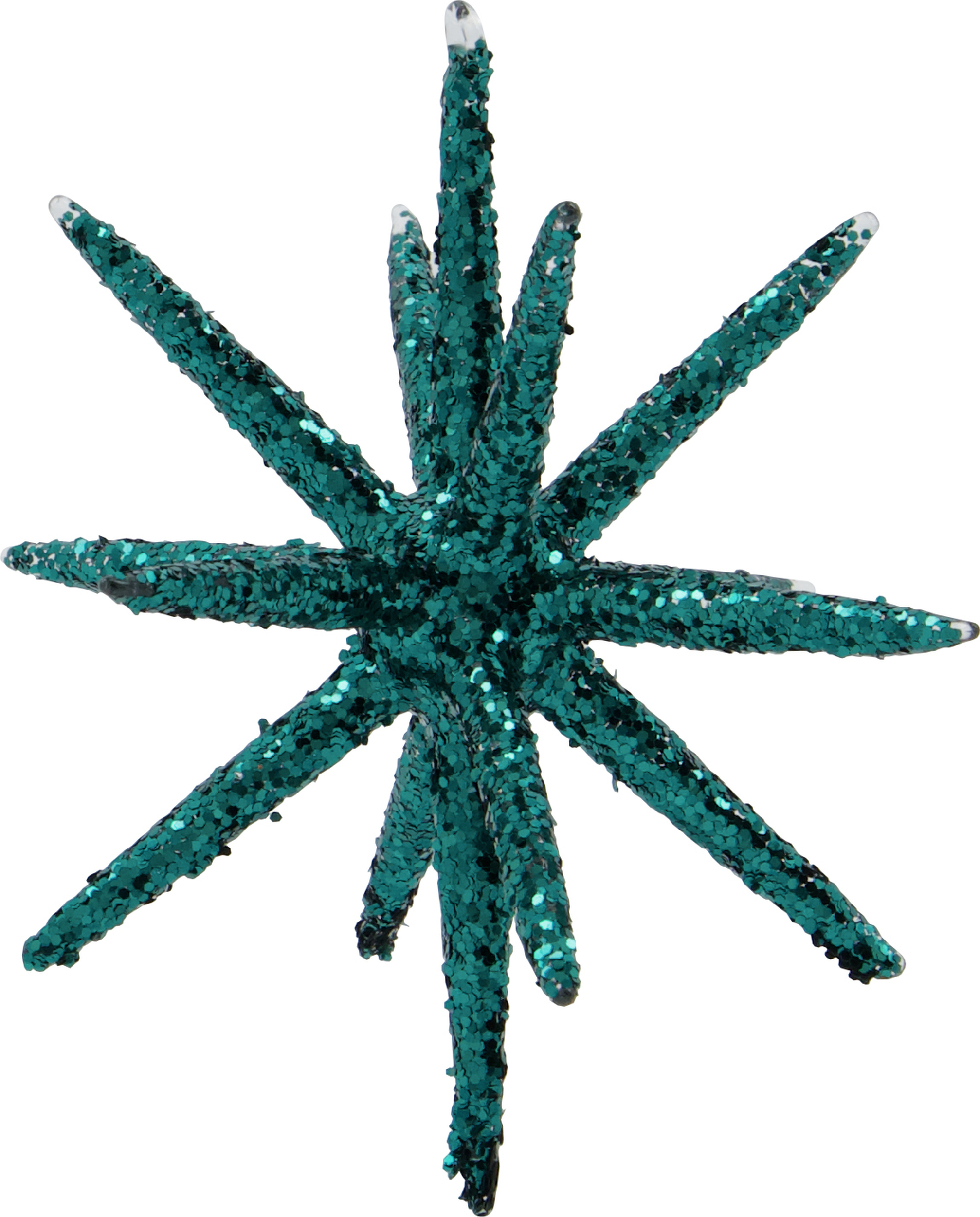 Dekoracja choinkowa Spike 12 cm zielona