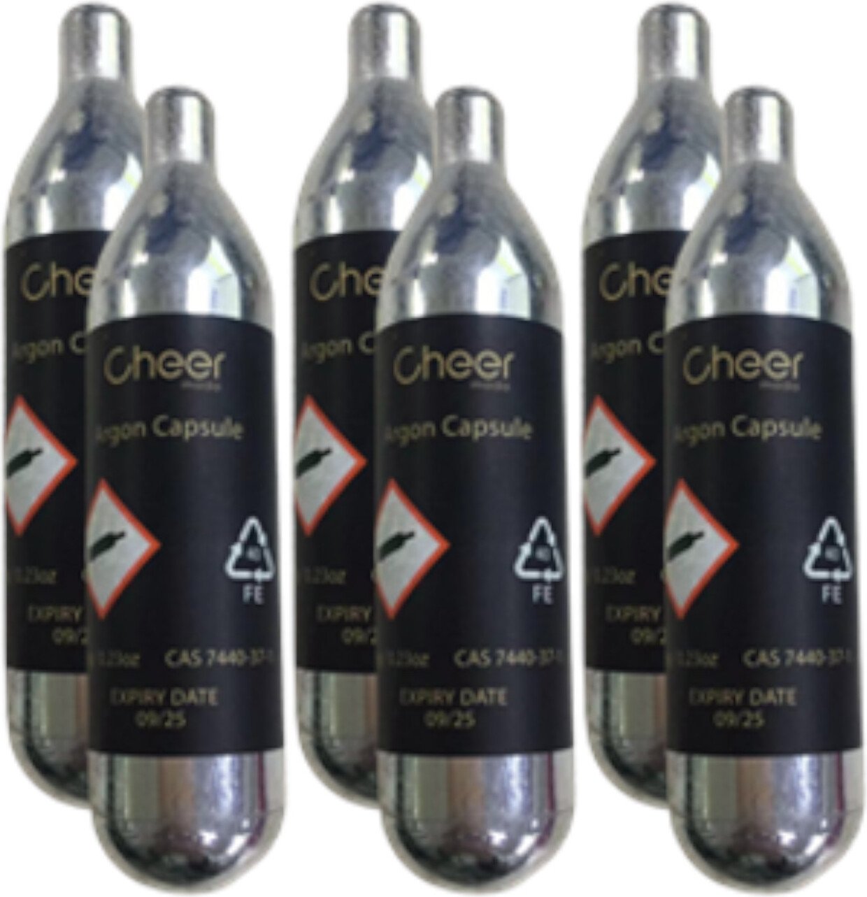 Naboje z argonem do dyspensera Connoisseur 6 szt.