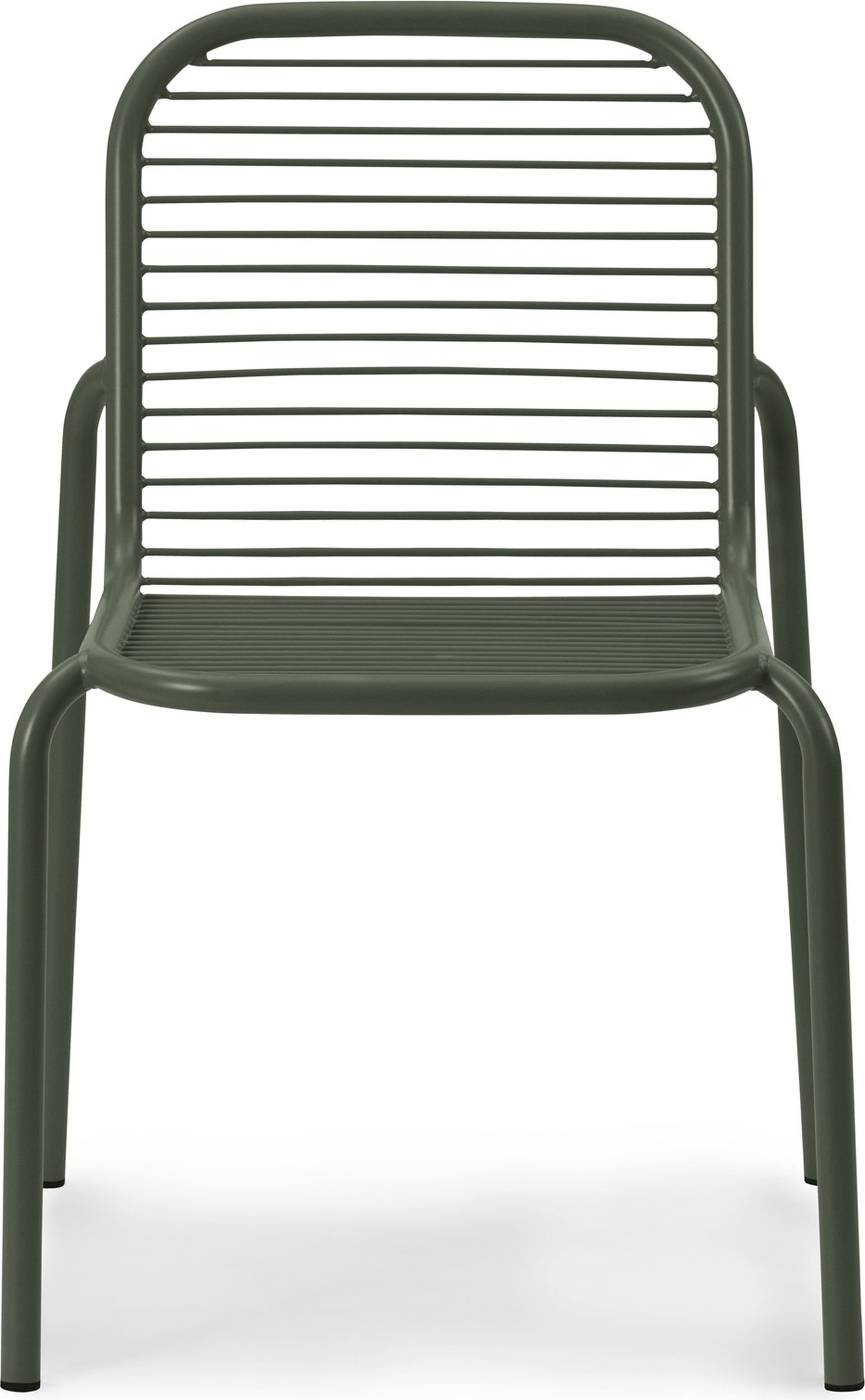 Krzesło ogrodowe Vig ciemnozielone