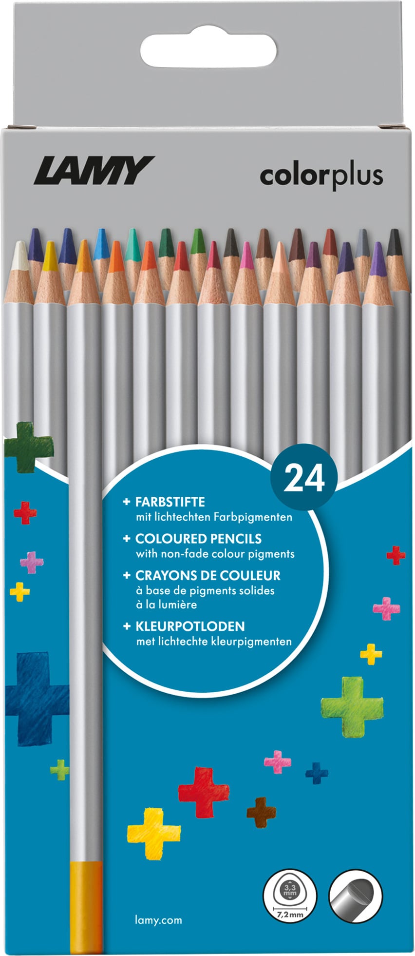 Kredki ołówkowe Colourplus 24 szt.