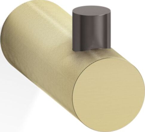 Wieszak haczyk na ręcznik Club ciemny metal mat-złoty