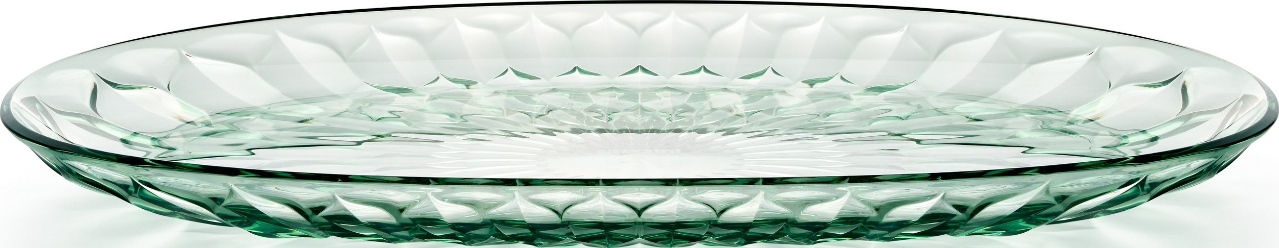 Taca do serwowania Vanity owalna 45 cm zielona